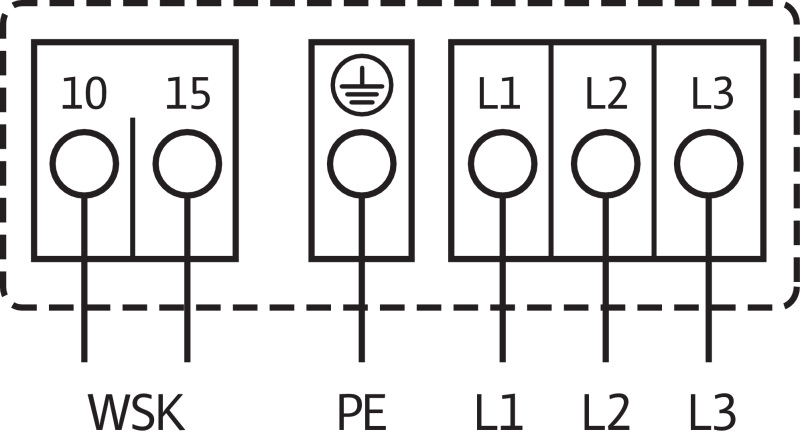 Схема подключений насоса Wilo TOP-SD 40/10 DM PN6/10 артикул: 2165554((2080078))