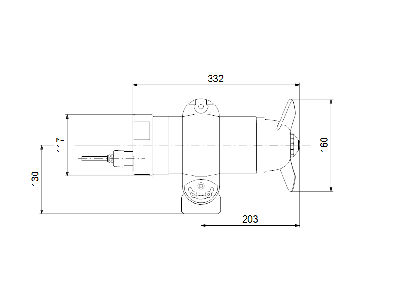 Габаритные размеры насоса Grundfos AMD.05.16.1450.T.5.0B.A артикул: 99056116 Габаритные размеры насоса Grundfos AMD.05.16.1450.T.5.0B.A артикул: 99056116
