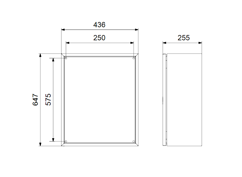 Габаритные размеры насоса Grundfos LC 241 1 x 4-6 DOL 3X380 PO артикул: 99629615