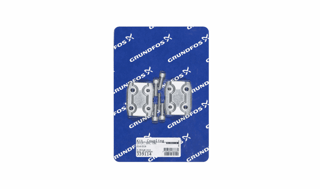 Комплект муфты Grundfos KIT, COUPLING COMPLETE D14/D16, артикул: 339114