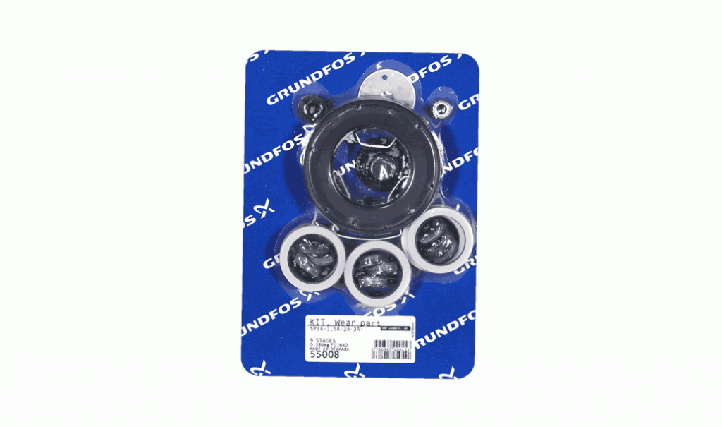 Комплект изнашиваемых деталей Grundfos REP.KIT SP1A,1.5A,2A,3A,5A (7-9), артикул: 55008