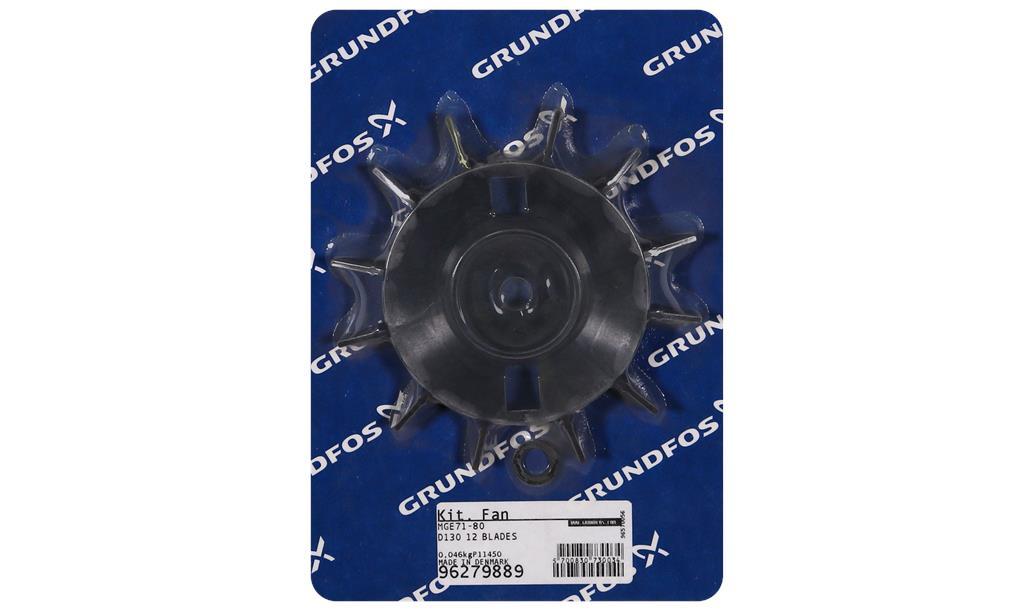Комплект вентилятора Grundfos Kit, Fan, 12 blades, MG71,MG80, артикул: 96279889