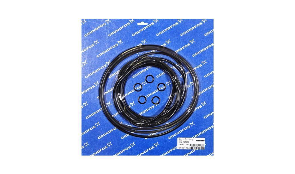 Комплект уплотнительных колец Grundfos Kit, S Fr 62 O-rings for motors, артикул: 96294831