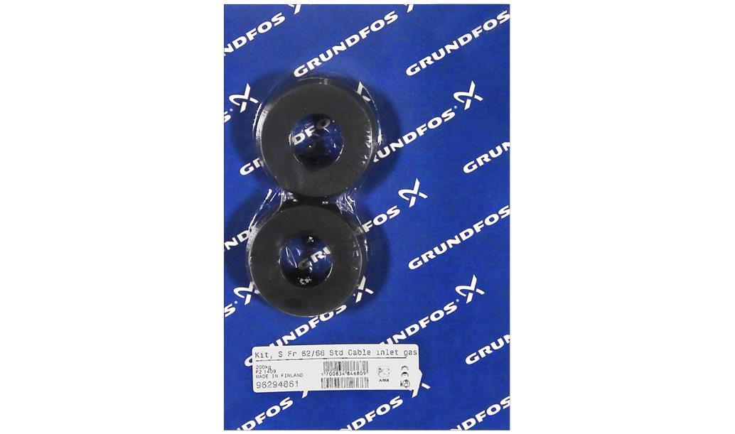 Комплект уплотнения кабельного ввода Grundfos Kit, S Fr 62/66 Std Cable inlet gasket, артикул: 96294861