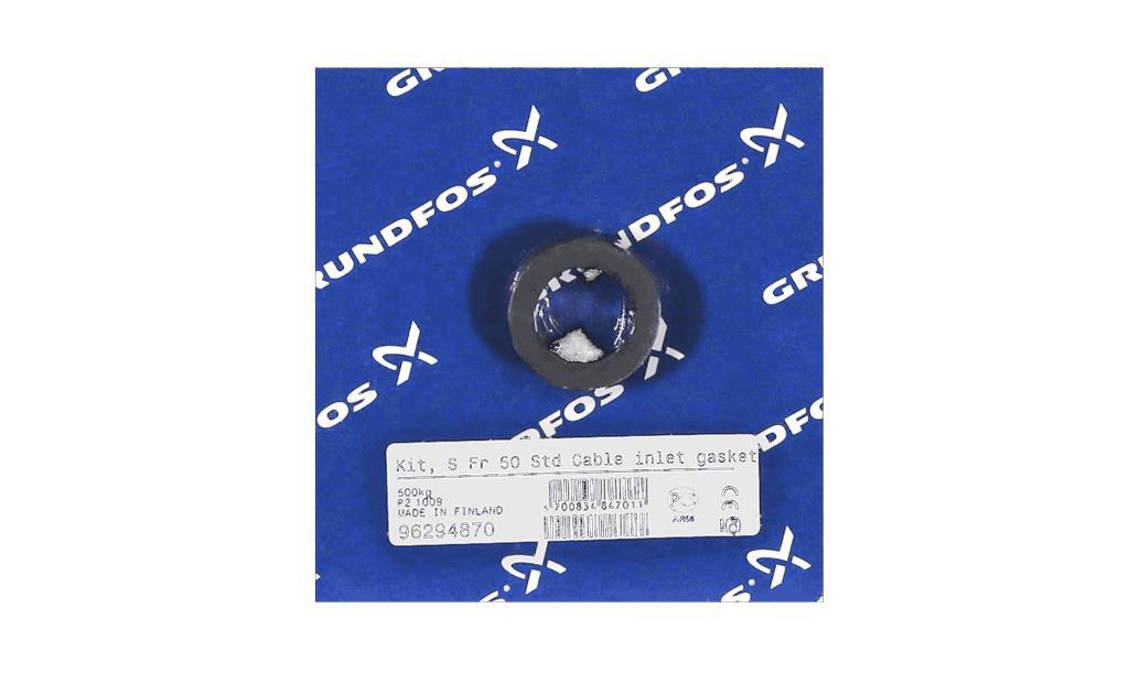 Комплект уплотнения кабельного ввода Grundfos Kit, S Fr 50 Std Cable inlet gasket, артикул: 96294870