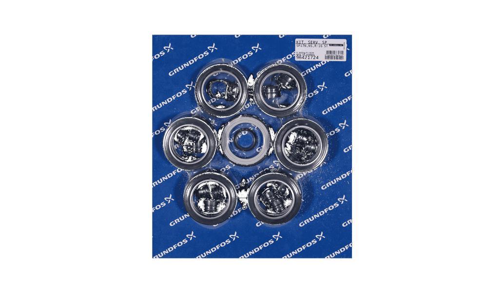 Комплект быстроизнашивающихся деталей Grundfos Kit, Rep. SP17(N,NS,R)-16 stages, артикул: 96421724