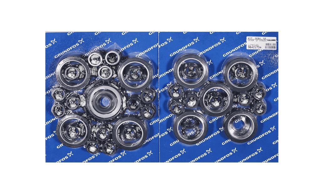 Комплект быстроизнашивающихся деталей Grundfos Kit, Rep. SP30R -27 stages, артикул: 96421734