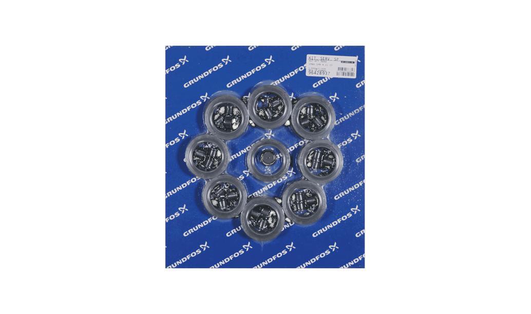 Комплект быстроизнашивающихся деталей Grundfos Kit, R. SP8A.SP8,10N (21-25)NUT AFT.9444, артикул: 96428937