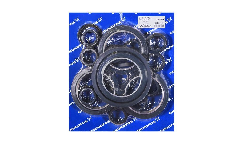 Комплект быстроизнашивающихся деталей Grundfos Kit, Wear Parts SP125-10Stages NBRmod. D, артикул: 96440266