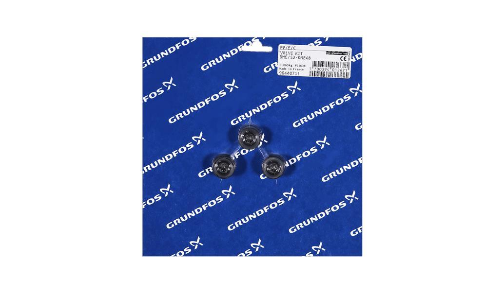 Комплект клапанов Grundfos Kit, Valve DME/S2-DME48 PP/E/C, артикул: 96440711