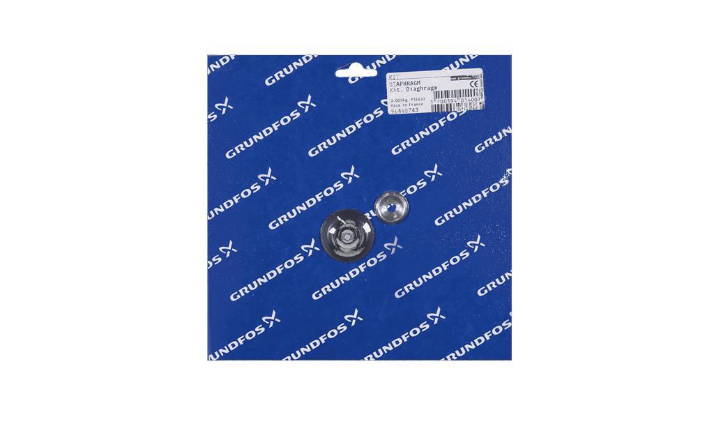Комплект мембраны (диафрагмы) Grundfos Kit, diaphragm DME/S8, артикул: 96440743