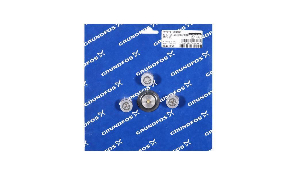 Комплект мембраны (диафрагмы) и клапанов Grundfos Kit, valve/diaphragm DME/S8 PV/V/C SP., артикул: 96441152