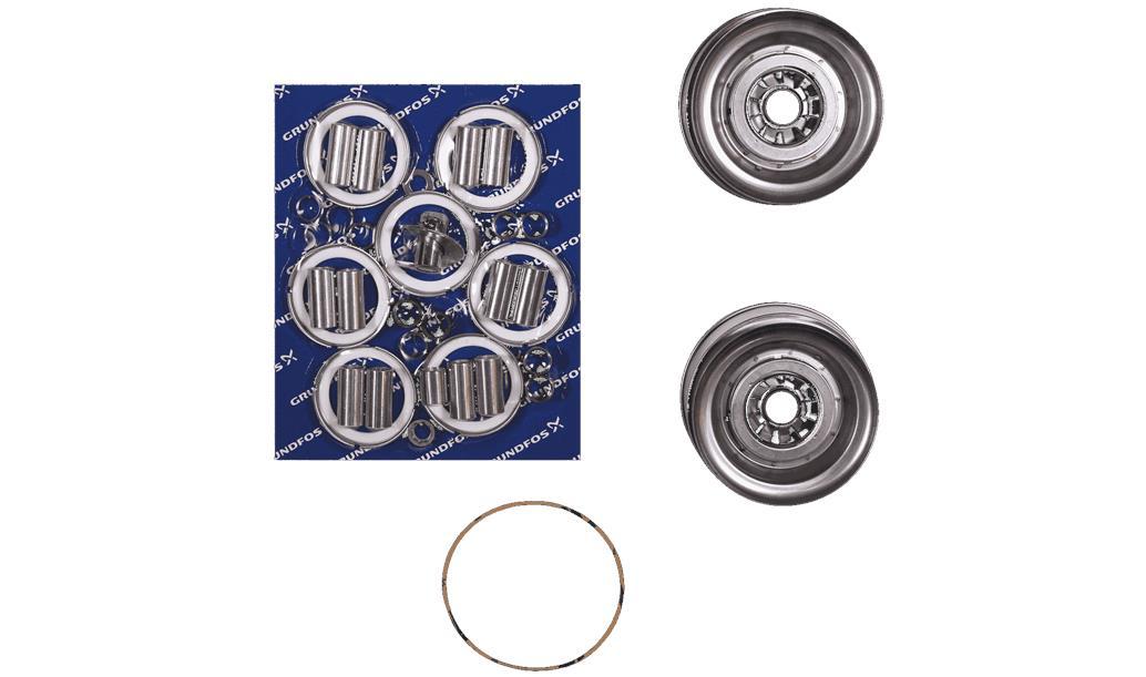 Комплект быстроизнашивающихся деталей Grundfos Kit, Wear parts MTR 15/20 -9 stages, артикул: 96531044