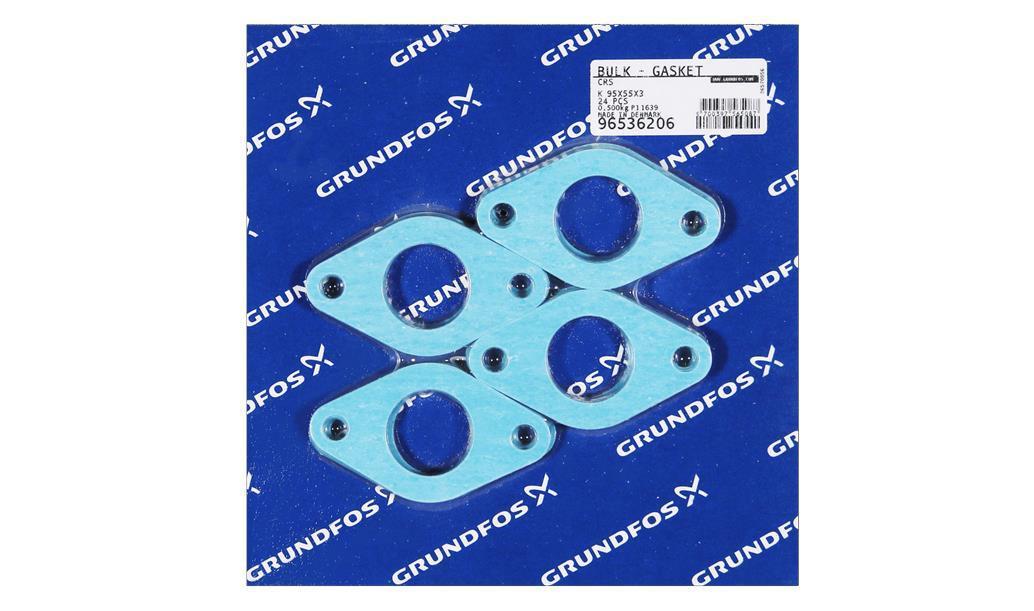Комплект прокладок Grundfos Bulk - Gasket K 95X55X3 CRS (24 pcs), артикул: 96536206