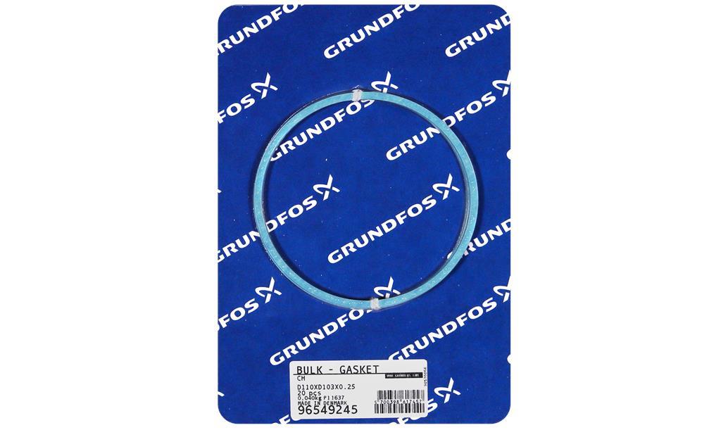 Комплект прокладок Grundfos Bulk - Gasket D110XD103X0,25 CH (20 pcs.), артикул: 96549245