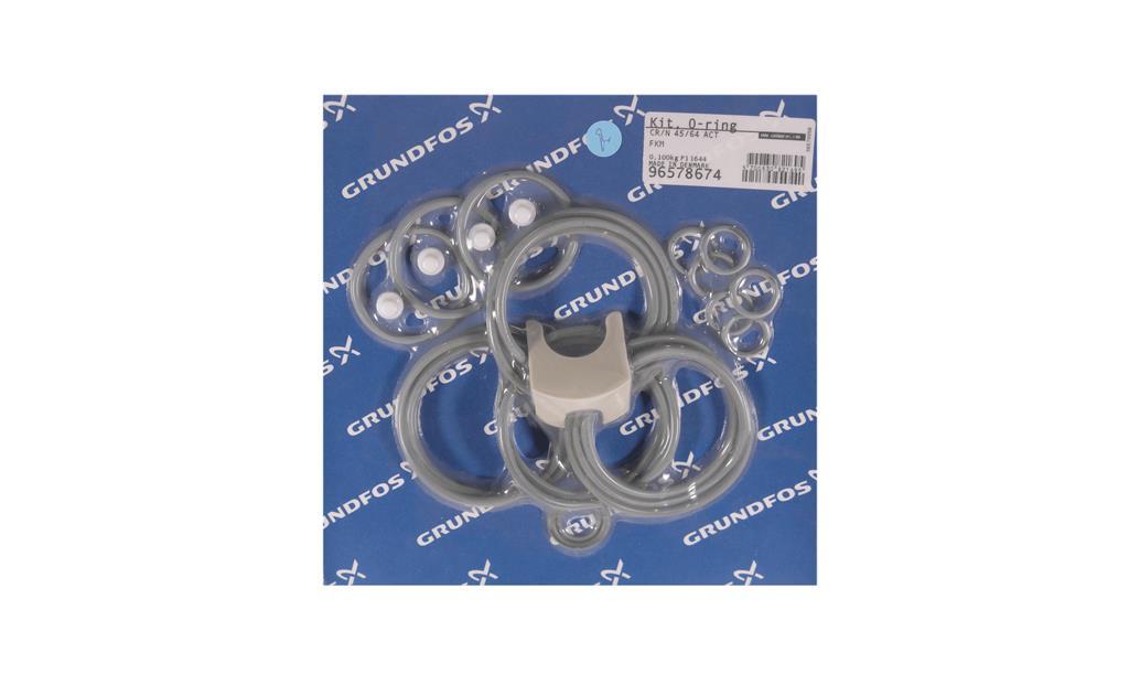 Комплект уплотнительных колец Grundfos Kit, O-ring FKM CR/N 45/64 cool top, артикул: 96578674