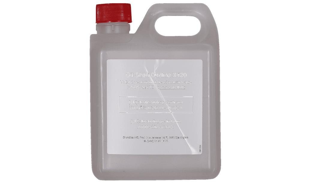 Комплект масла Grundfos KIT, Oil 1 litre Oil Shell Ondina X420, артикул: 96586753