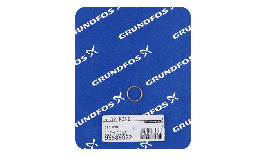 Стопорное кольцо Grundfos STOP RING D15.0XD1.6, артикул: 96588022