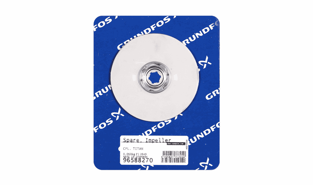 Комплект рабочего колеса Grundfos Spare, Impeller cpl. Titan, артикул: 96588270