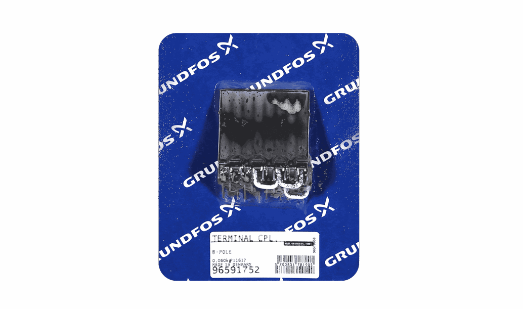Комплект клемм Grundfos Kit, TERMINAL CPL. 8-POLE, артикул: 96591752