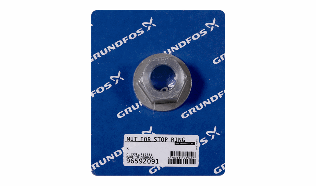 Гайка стопорного кольца Grundfos Nut for stop ring R /spare, артикул: 96592091