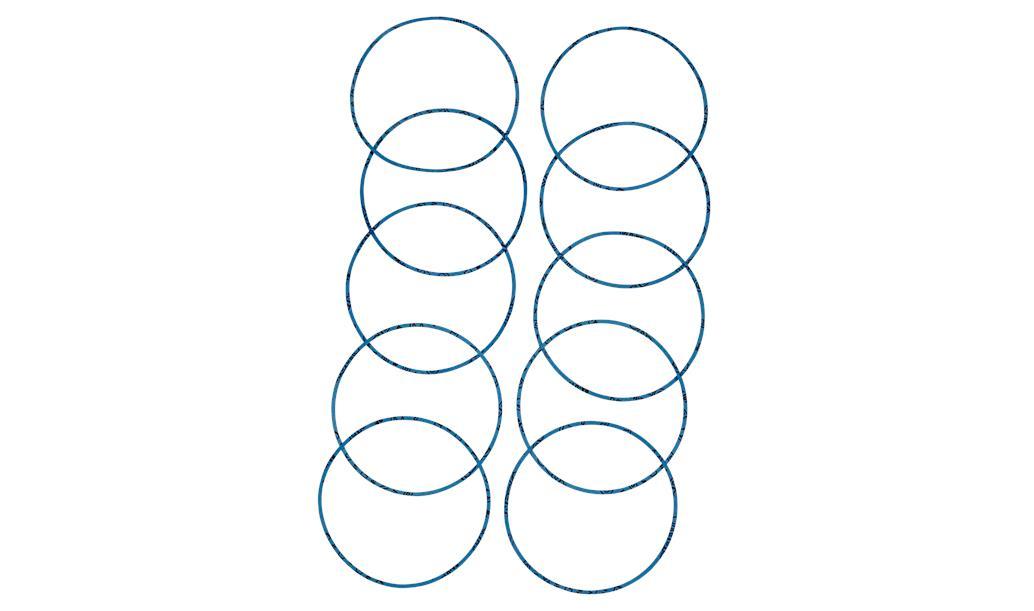 Комплект прокладок Grundfos Bulk - Gaskets 004N0008 10 pcs., артикул: 96603473