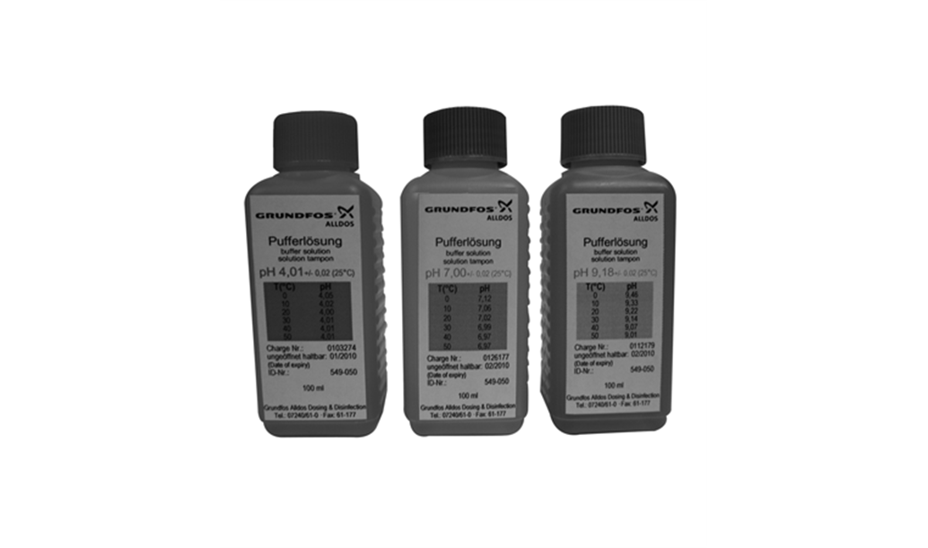 Набор емкостей Grundfos Buffer solution pH, 3x100ml, артикул: 96609165
