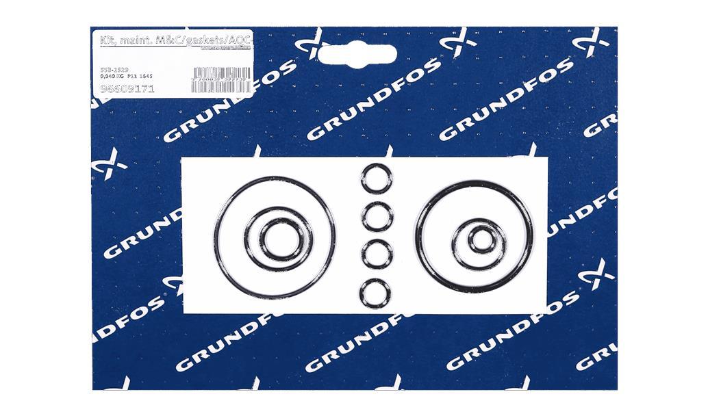 Комплект для обслуживания Grundfos Kit, maint. M&C/gaskets/AQC-D1,D2,D3, артикул: 96609171
