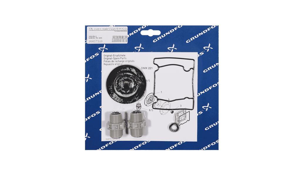 Комплект для обслуживания Grundfos Kit, pump maint/220/DMX221-27/PP/E/T, артикул: 96617129