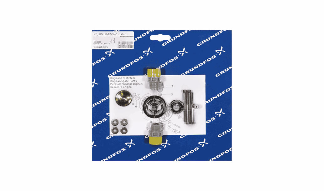 Комплект для обслуживания Grundfos Kit, DMI 6-PP/V/C maint, артикул: 96641801
