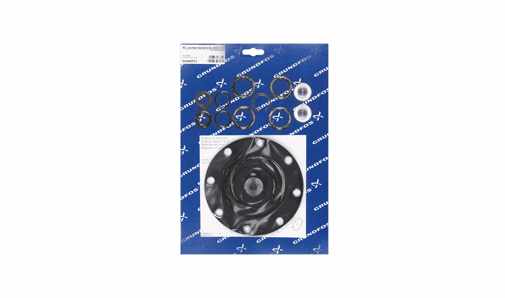 Комплект для обслуживания Grundfos Kit, pump maint/226-400/V/G, артикул: 96688755