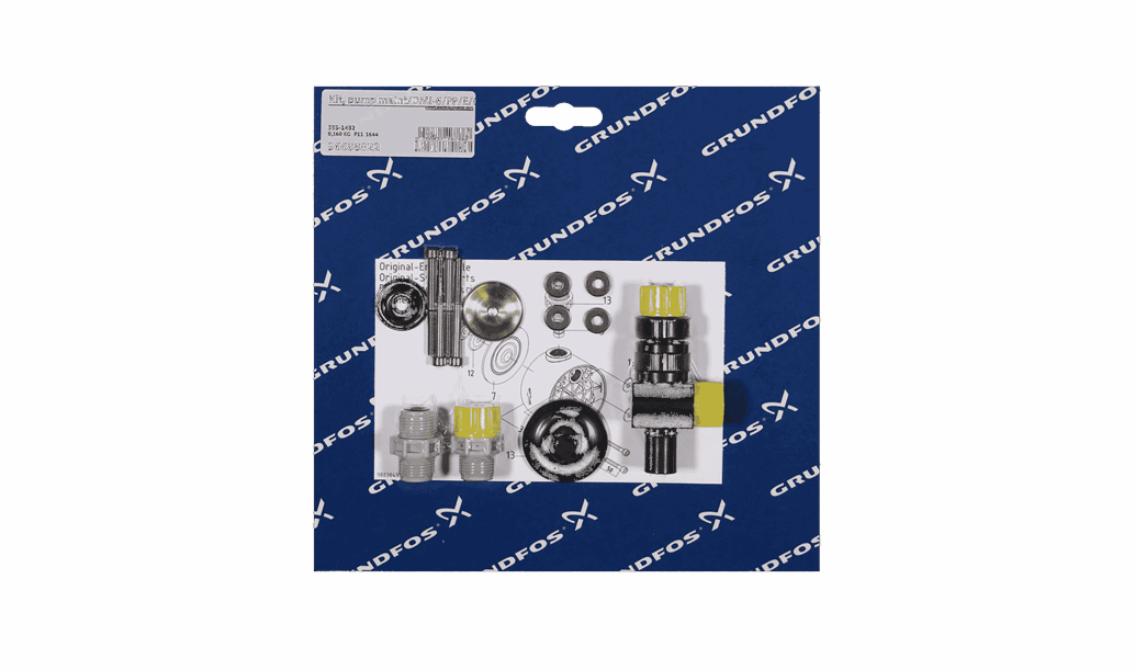 Комплект для обслуживания Grundfos Kit, pump maint/DMI-6/PP/E/C/auto deaer, артикул: 96688822