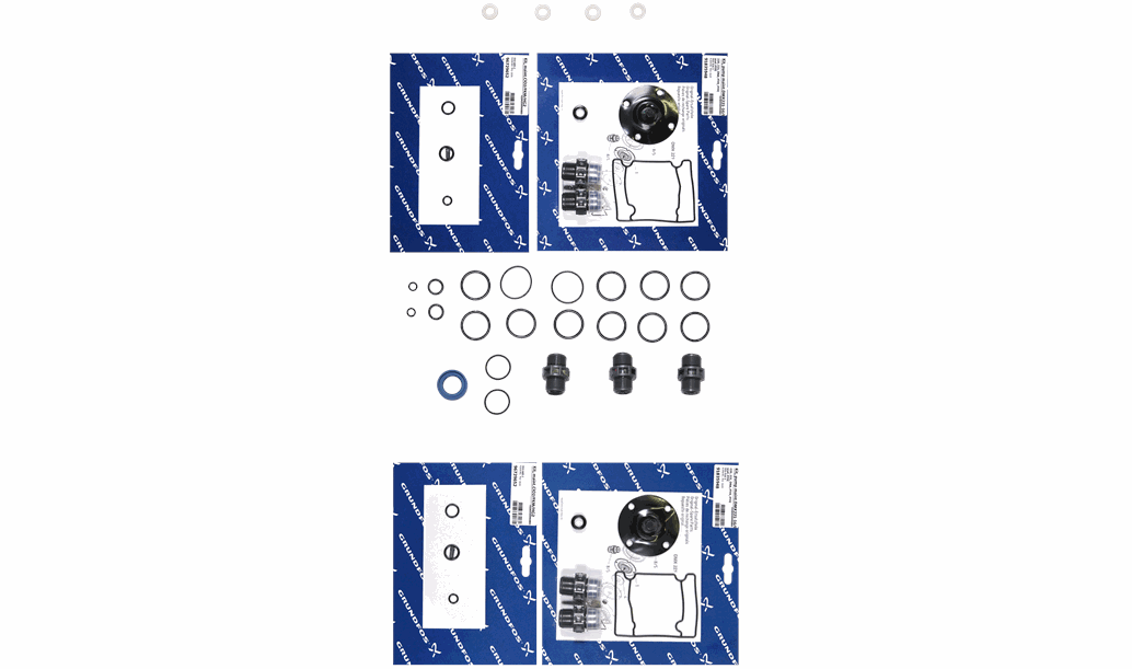 Комплект для обслуживания Grundfos Kit, maint.ClO2/350g/h/<3bar/01/04-03/12, артикул: 96689090