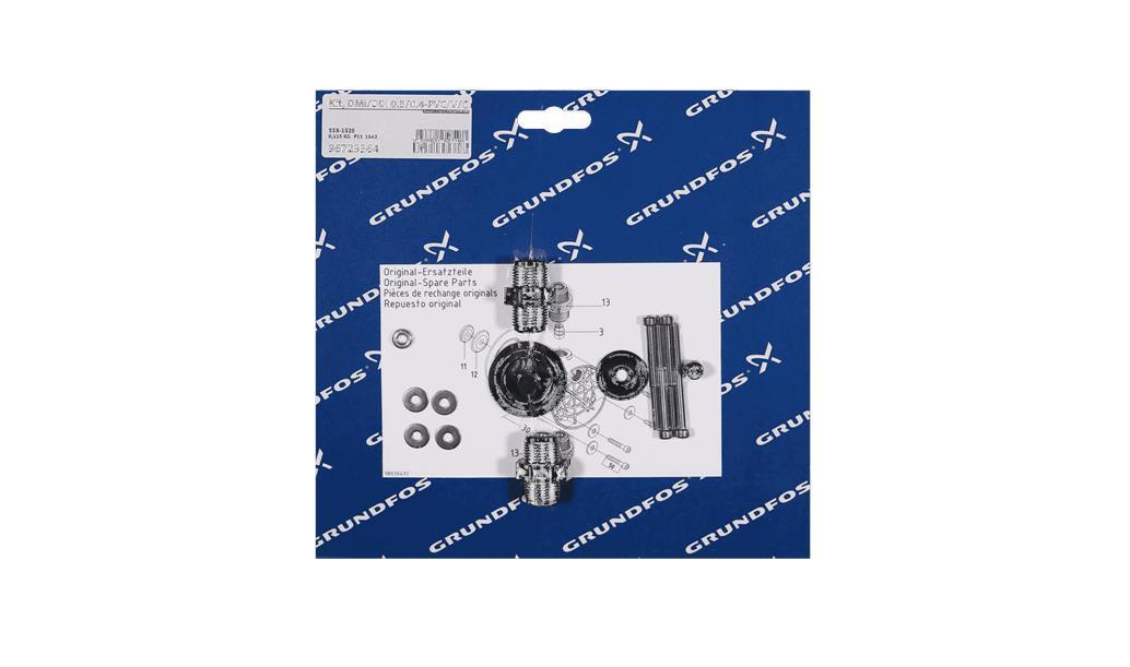 Комплект для обслуживания Grundfos Kit, DMI/DDI 0.3/0.4-PVC/V/C maint, артикул: 96729364