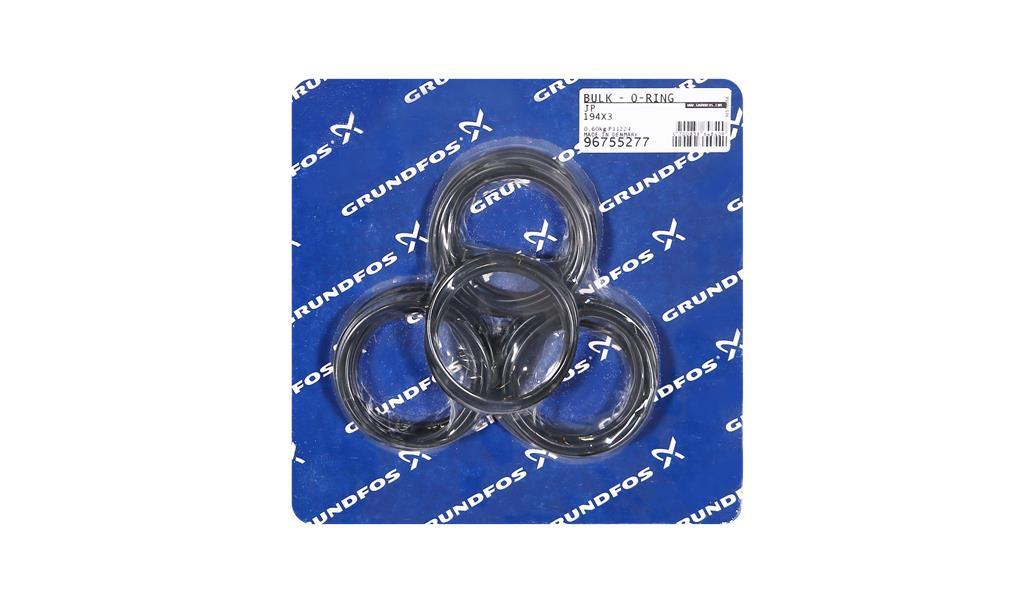 Комплект уплотнительных колец Grundfos Bulk - O-ring NBR for JP 194 x 3 (10 pcs.), артикул: 96755277