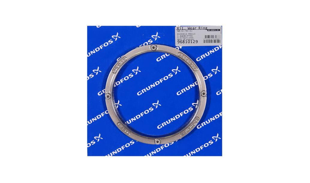 Комплект щелевого уплотнения Grundfos Kit, Wear Ring D130x13 1.4408/PTFE M5x10, артикул: 96810129