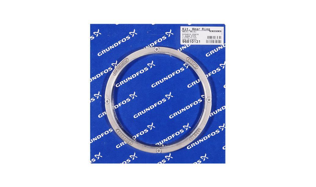Комплект щелевого уплотнения Grundfos Kit, Wear Ring D154x15 1.4408/PTFE M5x10, артикул: 96810131