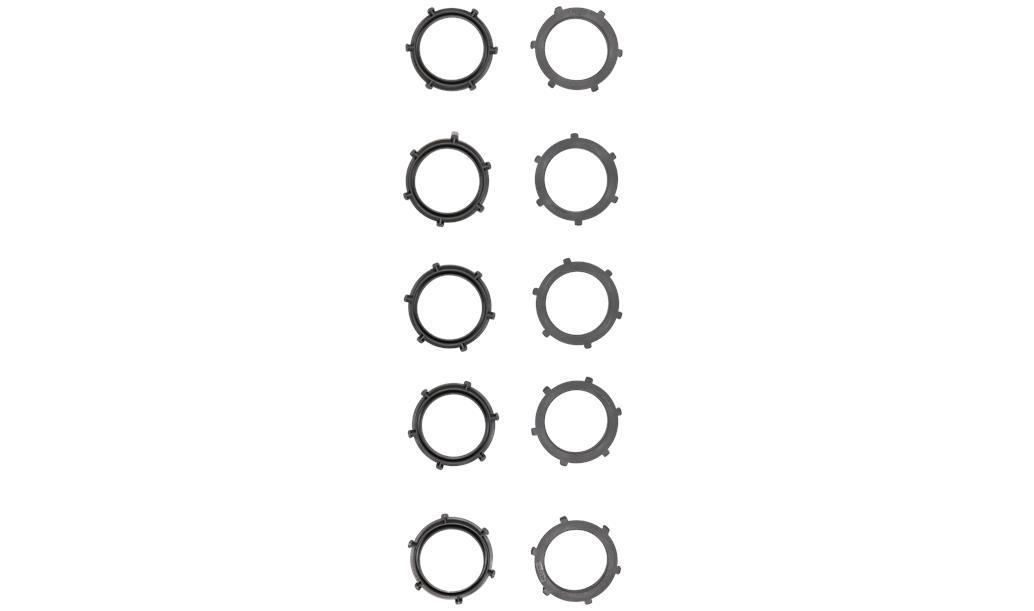 Набор уплотнительных колец Grundfos Bulk - Seal ring (POM W.30%GLASS), JP6 (10 pcs.), артикул: 96928591