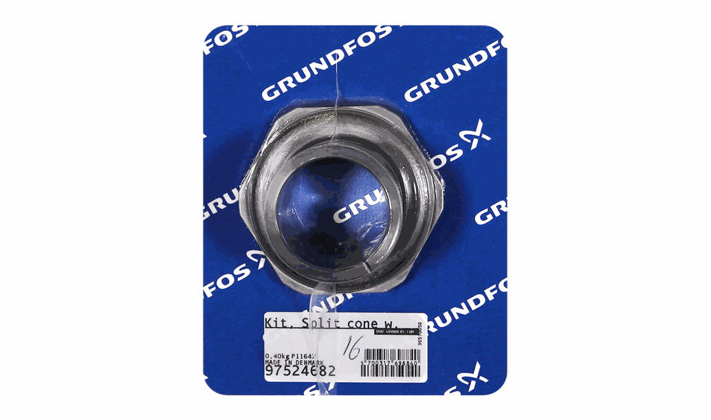 Комплект диффузора Grundfos Kit, Split cone w. nut cpl., артикул: 97524682
