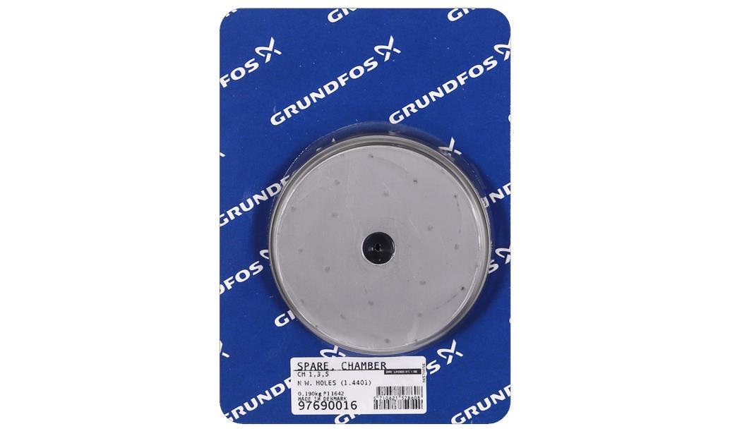 Камера Grundfos Spare, Chamber cpl. CM 1/3/5 N w.holes, артикул: 97690016