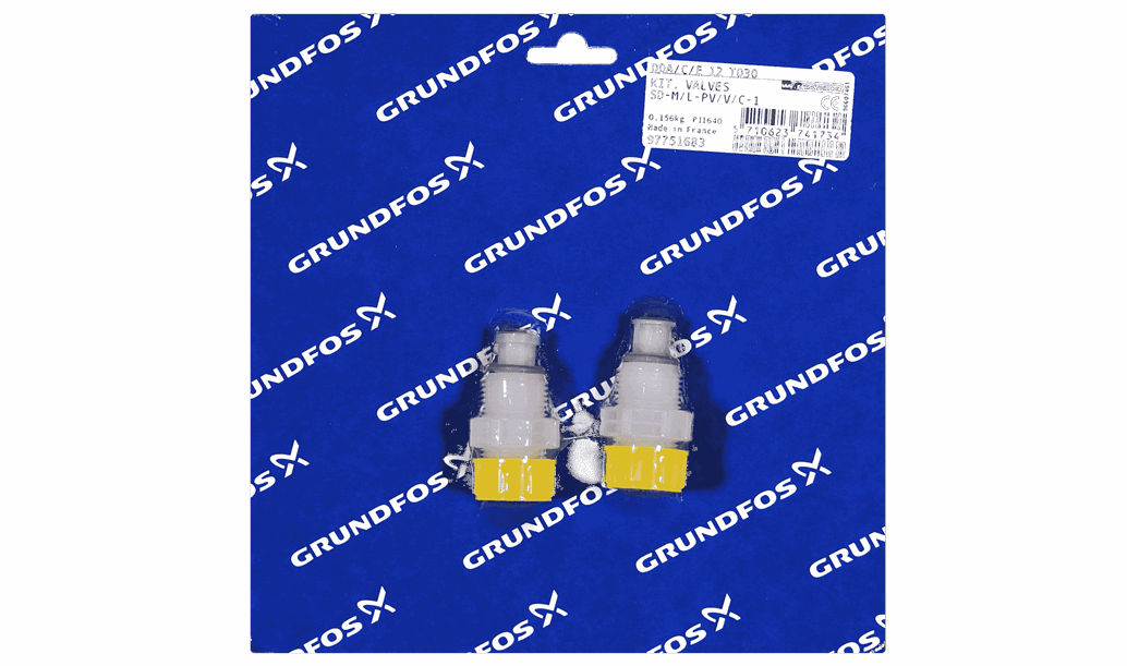 Комплект клапанов Grundfos Kit, valve SD-M/L-PVDF/V/C-1, артикул: 97751683