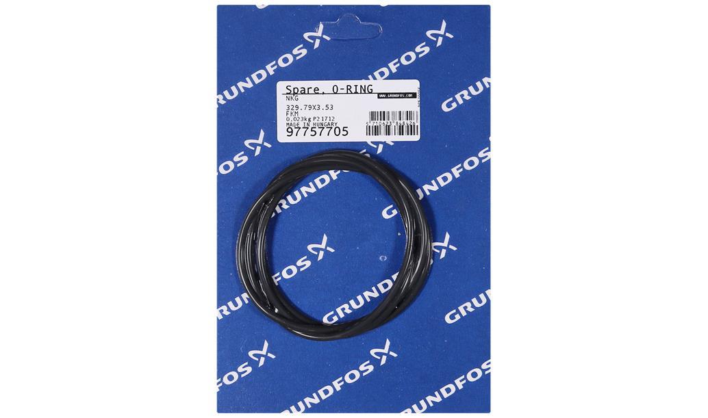 Уплотнительное кольцо Grundfos O-ring FKM 329.79x3.53/spare, артикул: 97757705