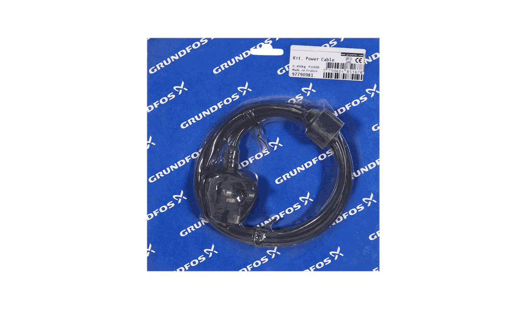 Шнур питания Grundfos Kit, power cord G, артикул: 97790981