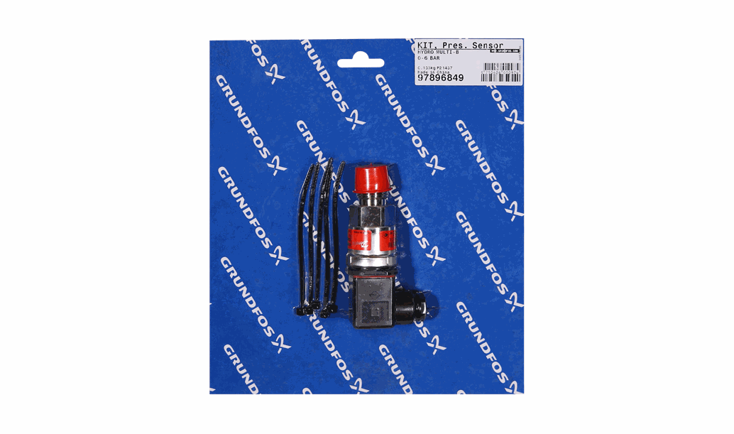 Комплект датчика давления Grundfos Kit, Pressure sensor 6 bar, артикул: 97896849