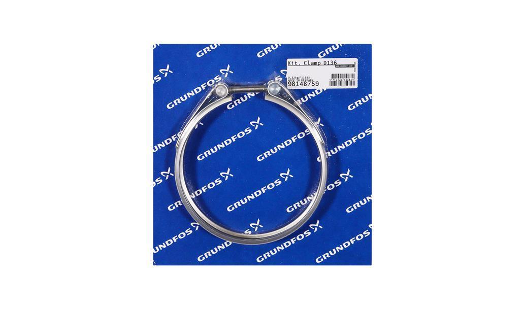 Комплект хомута Grundfos Kit, Clamp D136, артикул: 98148759