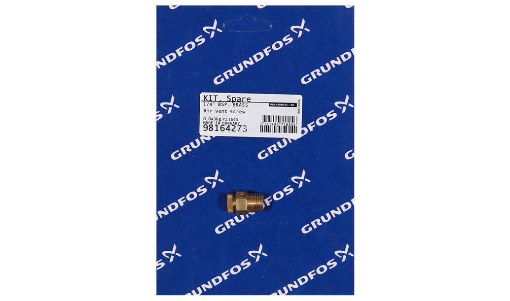 Винт Grundfos Spare, air vent screw 1/4