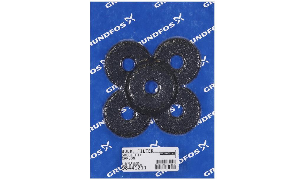 Набор фильтров Grundfos Bulk, Carbon filter 5 pcs, артикул: 98441211