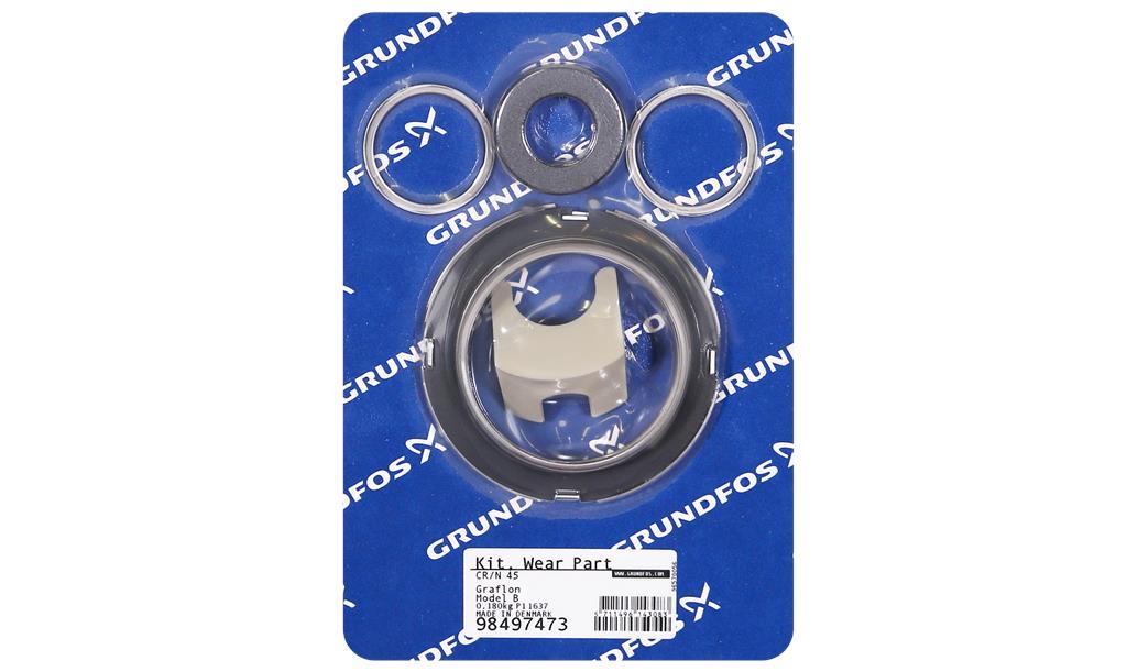 Комплект быстроизнашивающихся деталей Grundfos Kit, wear parts CR/N 45 - 1-2 Graflon, артикул: 98497473