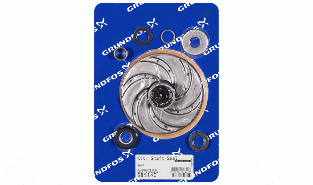 Комплект торцевого уплотнения вала Grundfos Kit, Rep. CP2.(crane shaft seal) BBVP, артикул: 985140