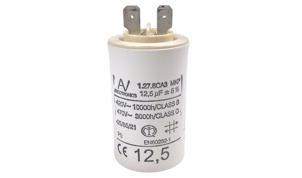 Конденсатор Grundfos Spare, Capacitor, 12.5 uF, артикул: 98715206